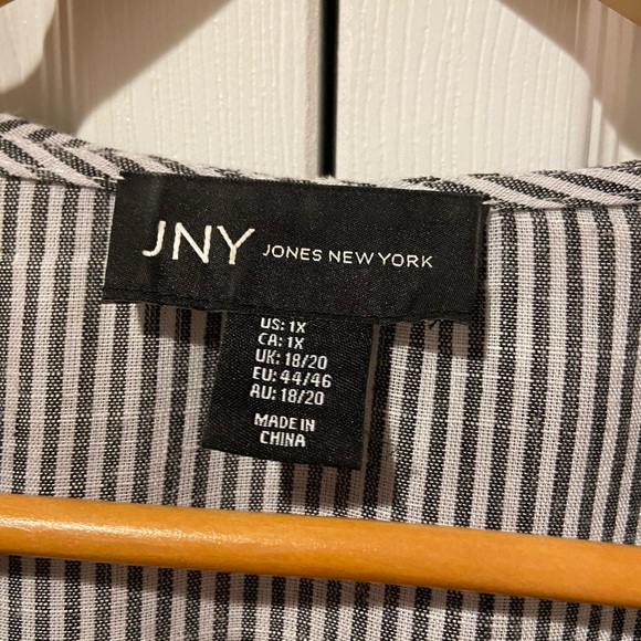 Jones New York~Washable Linen Blend A-Line Hooded Jacket~Super Flattering! - Picture 3 of 12